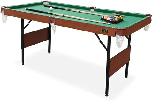 Vista 2 de RACK Crucis - Mesa de billar/pool plegable, 5.5 pies