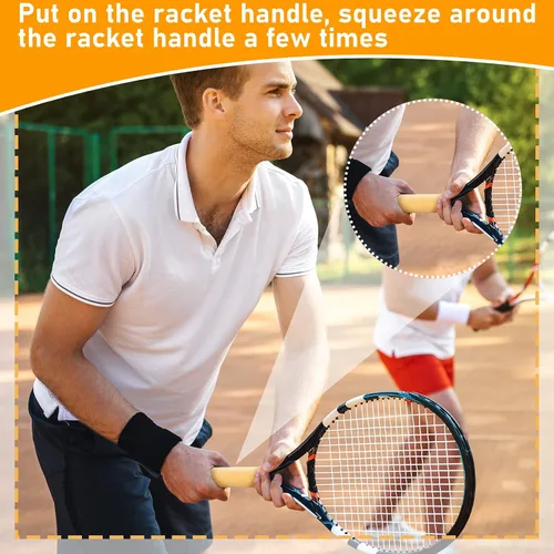 Vista 5 de Juexica 4 toallas para tenis, reforzador de agarre de mano, manos sudorosas, tela pegajosa, mejora de agarre para golf, béisbol, pádel, baloncesto