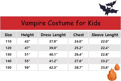 Vista 6 de Disfraz de vampiro para niñas disfraz real de Halloween con gargantilla de vampiro vestido medieval gótico vampiro fiesta de miedo para niños reina