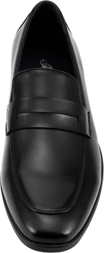 Vista 2 de Mocasines formales Penny para hombre, zapatos de vestir clásicos sin cordones