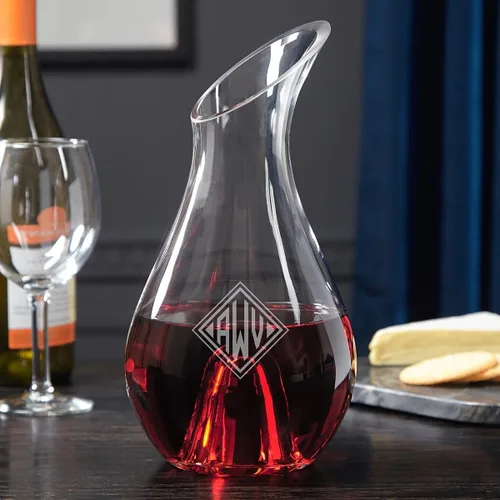 Vista 7 de Decantador de vino personalizado - Jarra de vino grabada por HomeWetBar