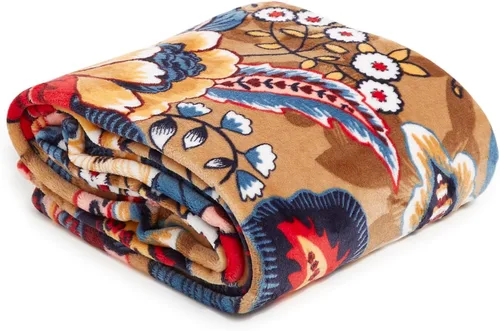 Vista 36 de Vera Bradley Manta de forro polar para mujer, manta de felpa suave para sofá, dormitorio y decoración del hogar