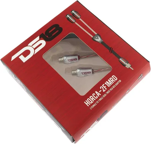 Vista 8 de Conector RCA Y 1 hembra a 2 machos - 100% cobre OFC - Negro y rojo - Nivel 3 por HQRCA-1F2M