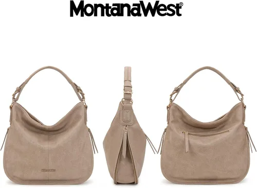 Vista 2 de Montana West Bolsos Hobo para mujer Bolsos de hombro y bolsos
