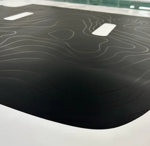 Vista 5 de Mapa topográfico Calcomanías para capó Diseños gráficos compatibles con Jeep Wrangler JL y Jeep Gladiator JT (Mapa topográfico)