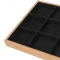 Vista 3 de Cajón de joyería, bandeja de joyería de 12 rejillas, bandejas de exhibición de joyería, exhibidor de almacenamiento de exhibición, cajas de joyería
