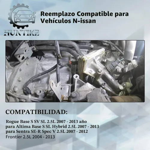 Vista 2 de 21300-JA06A Enfriador de aceite de motor con junta compatible con N-issan Rogue Altima Sentra 2.5L 2007-2013 21304-JA00A