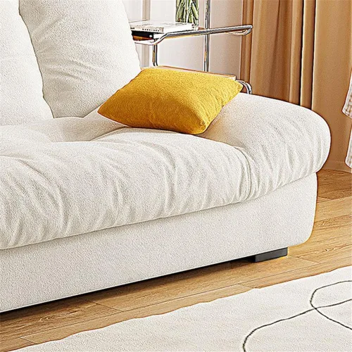 Vista 4 de Sofá futón extraíble resistente a desgarros, sofá futón convertible estilo moderno y simple con respaldo acolchado para sala de estar, apartamento