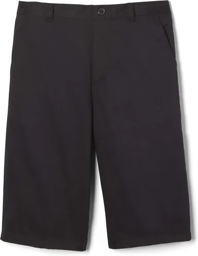 Vista 3 de French Toast Boys Pull-on Twill Shorts School Uniform for Kids Negro