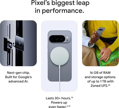Vista 8 de [Usado] Google Pixel 10 Pro XL - Smartphone Android desbloqueado - Asistente Gemini AI, sistema de cámara trasera triple, batería de carga rápida