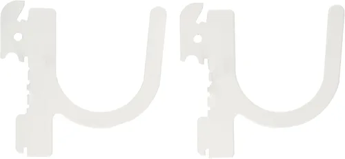 Vista 10 de Wall Control 10-UH-003 B Gancho en U ranurado para tablero de clavijas Wall Control solamente, 3 pulgadas, negro