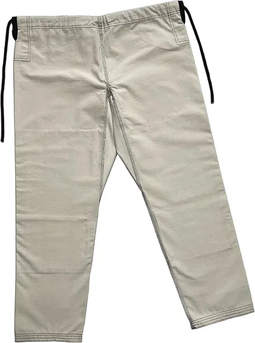 Vista 9 de Bjj Gi Jiu Jitsu - Kimonos Gi sin blanquear - Collar negro 100% algodón perl tejido 450GSM, Sin blanquear