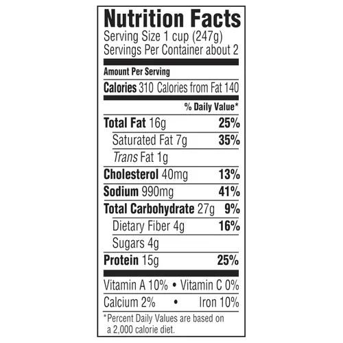 Vista 2 de HORMEL Angus Beef Chili with Beans, 14 oz (Pack of 12)