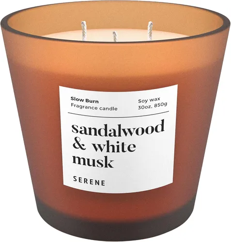 Vista 2 de Hidden Label Aroma caliente sándalo y almizcle blanco, sándalo y velas de rosa