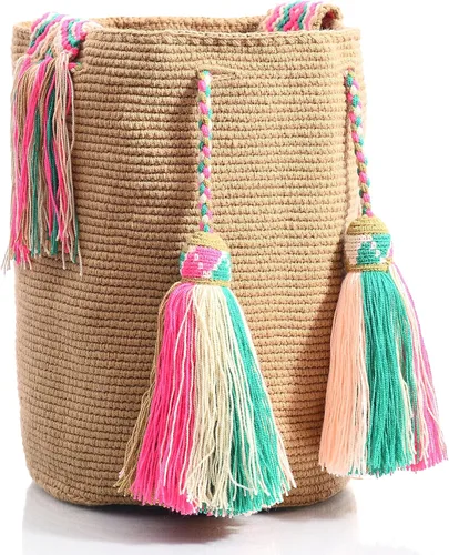 Vista 3 de WYOU Utopia classics Hobo in Wayuu Crochet, Grande