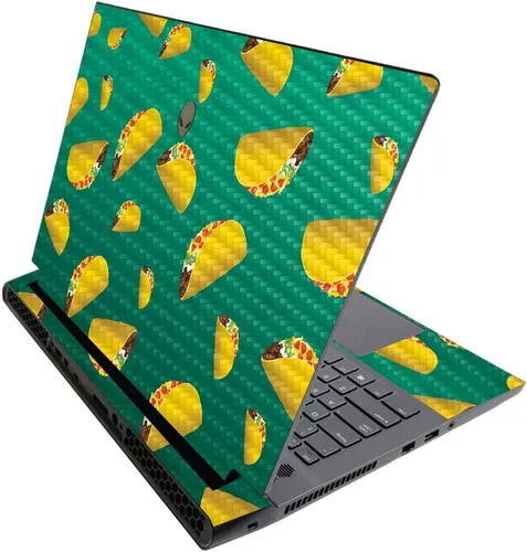 Vista 578 de MightySkins - Skin brillante con purpurina para Alienware M17 R3 (2020) y M17 R4 (2021) - Diversión de los años 90 Acabado duradero con purpurina