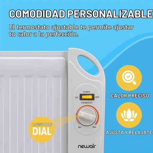Vista 6 de Calentador portátil NewAir AH-400, blanco