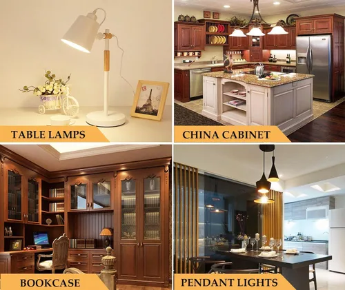 Vista 5 de 2-Pack E17 R14 LED Bulb, 4W Daylight 120V E17 Intermediate Base Mini Reflector Floodlight Light Bulb, Non dimmable