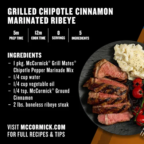 Vista 7 de McCormick Grill Mates Mezcla de adobo de pimienta Chipotle, 1.13 oz