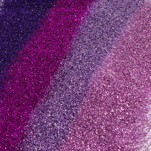 Vista 2 de Laza Polvo de Purpurina Ultra Fino, 4 Colores 320ml Purpurina para Manualidades Lentejuelas, Purpurina Extra Fina Violeta Amethyst PET para Resina