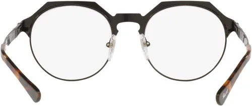 Vista 6 de Persol PO2488V - Marcos redondos para gafas graduadas, Lente negrodoradoDemo.