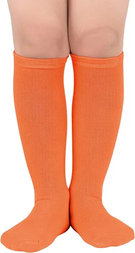 Vista 58 de Century Star Calcetines de fútbol de algodón para niños y jóvenes, calcetines de tubo suave, hasta la rodilla, calcetines deportivos largos