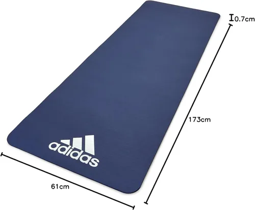 Vista 6 de adidas Fitness Mat - Lightweight - Non Slip Yoga Mat, 7mm or 10mm
