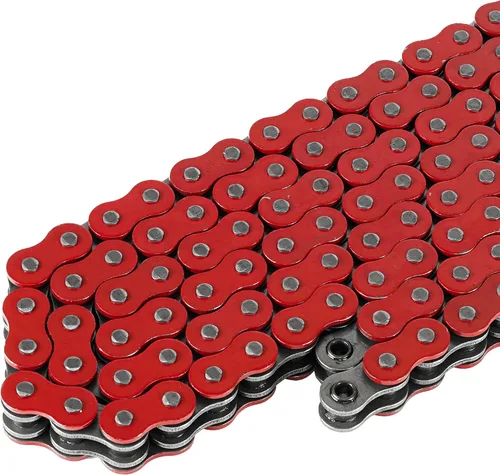 Vista 3 de Caltric Cadena de transmisión de junta tórica compatible con Yamaha Fz6 Fz-6 2004-2008 rojo