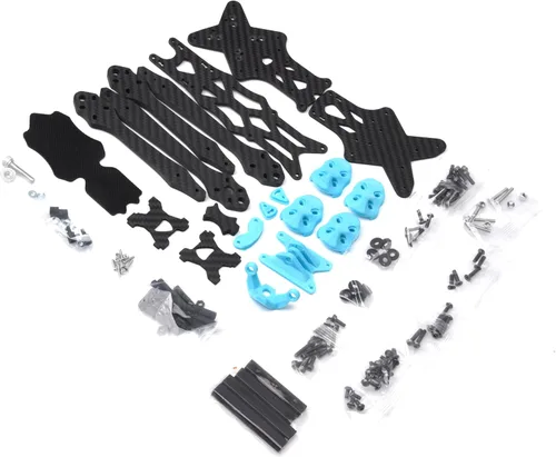Vista 6 de YoungRC 9.843 in HD DC5 FPV Racing Drone Frame 5 pulgadas Fibra de Carbono Quadcopter Kit para DC HD FPV Freestyle RC Drone