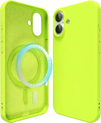 Vista 60 de oakxco Funda de silicona para iPhone 12 Pro Max, magnética, compatible con carga inalámbrica Magsafe, cubierta protectora de goma suave y delgada
