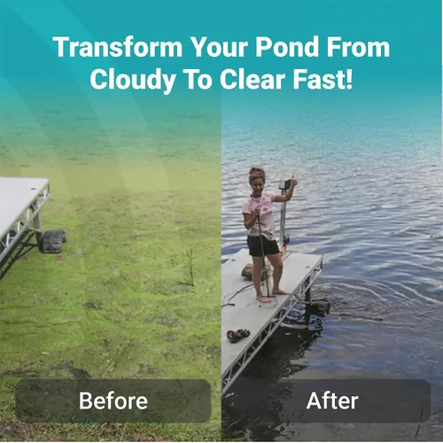 Vista 6 de Scott Aerator 3/4 Horse Power 230V Muck Blaster - Cable de 50 pies 3/4 Horse Power Aquasweep w/Dock Mount Circulador de agua Agitador de agua