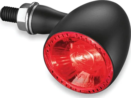 Vista 6 de Kuryakyn 2860 Accesorio de iluminación para motocicleta: Kellermann Bullet 1000 RB, luz LED trasera de marcha/intermitente/parpadeo, rojo/rojo