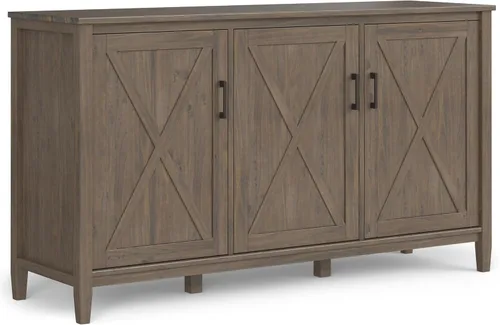 Vista 22 de SIMPLIHOME Warm Shaker 36" gabinete de madera maciza en marrón dorado claro