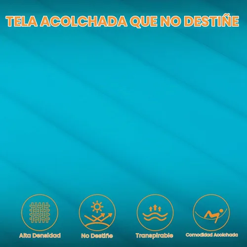 Vista 7 de Lazy Daze Hammocks Hamaca de tela acolchada doble de 12 pies con barra separadora y almohada desmontable, hamaca para 2 personas para exteriores