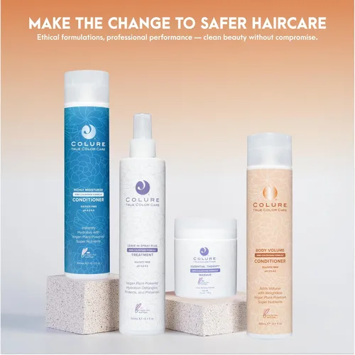 Vista 7 de COLURE Acondicionador de volumen corporal, 10 onzas líquidas, tratamiento capilar engrosante sin peso para cabello fino dañado, hidratante vegano