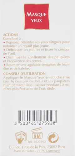 Vista 3 de Guinot Máscara instantánea para ojos, 1.05 oz