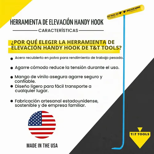 Vista 2 de Handy Hook - Estándar - Extremo de gancho individual (1 paquete - 30 pulgadas gancho práctico - extremo de gancho individual)