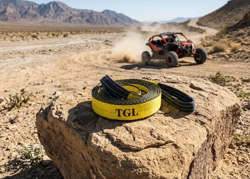 Vista 4 de TGL - Correa de remolque para ATV de 2 pulgadas, 20 pies, resistente