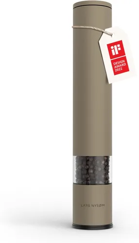 Vista 16 de LARS NYSØM - Molinillo de sal y pimienta de acero inoxidable con molinillo de cerámica ajustable, de diseño