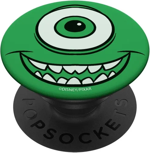 Vista 6 de Disney Pixar Monsters Inc. Mike Wazowski Big Face PopSockets MagSafe PopGrip para iPhone
