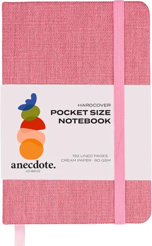 Vista 15 de ANECDOTE. Cuaderno pequeño (paquete de 2) – Diario de bolsillo de alta calidad para escribir notas – Compacto, duradero, diario de viaje ideal