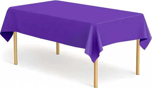 Vista 24 de Paquete de 2 manteles de plástico a cuadros en blanco y negro para fiestas, desechables de 54 x 108 pulgadas, mantel rectangular con bandera a