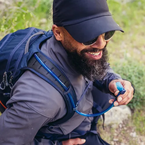Vista 8 de Gregory Inertia - Mochila de senderismo de día de 24 litros, talla única, color azul índigo