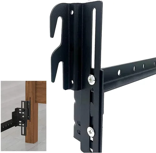 Vista 8 de 2 adaptadores de marco de cama para cabecero, placa de modificación de cama Queen, adaptador/conector, kit de adaptador de cabecera resistente