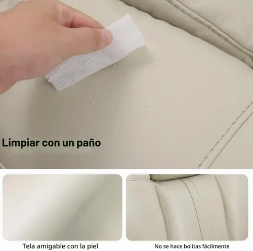 Vista 7 de Sillón reclinable con elevador eléctrico de triple motor EONIX para personas mayores con reposacabezas ajustable, silla de elevación eléctrica