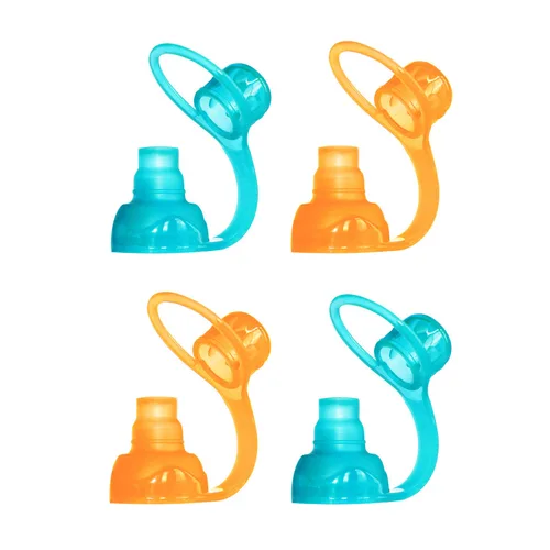 Vista 9 de ChooMee SoftSip - Bolsa superior para alimentos Destete LED para bebés, válvula de control de flujo sin derrames, protege la boca de los niños