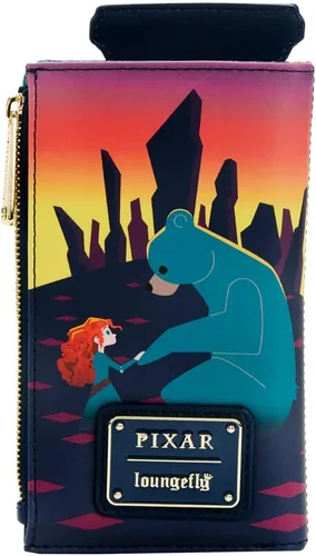 Vista 2 de Loungefly Disney Brave Princess Castle Series - Cartera con solapa, Multi colorido, CARTERA