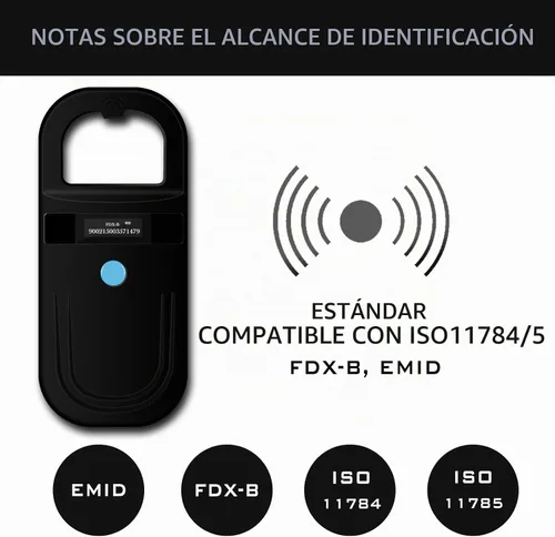 Vista 6 de Smoostart Escáner de microchip compatible con microchip FDX-B/EMID (15/10)