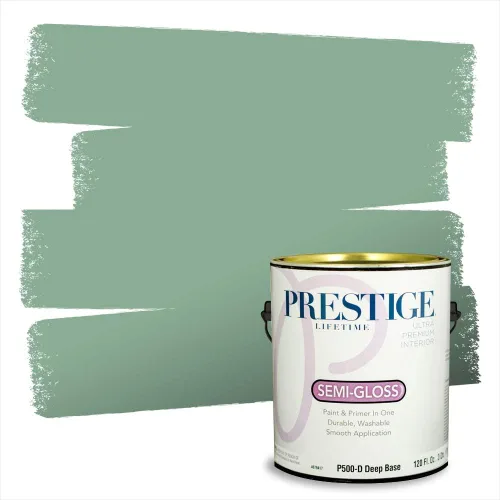 Vista 212 de Prestige Paints - 2 en 1, pintura base y pintura de exterior, E100-N-735BM