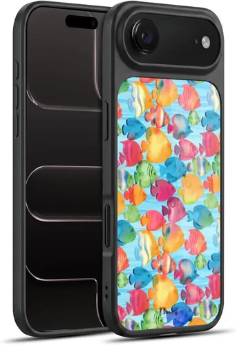 Vista 142 de Head Case Designs Officially Licensed Paul Brent Agate Mermaid Coastal Gel Armor Case [Military Grade Drop Protection] Compatible with Apple iPhone